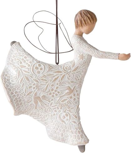 زينة شجرة الصفصاف رقصة الحياة، شخصية منحوتة مرسومة يدويًا in Kuwait