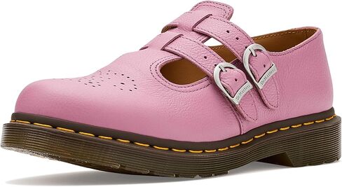 Dr. Martens Women's 8065 Shoes Mary Jane Flat, Dusty Rose Virginia, 10 in Saudi Arabia