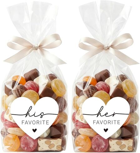 تفضل حفلات الزفاف المفضلة لها ملصقات الأكياس الضيوف الملصقات الملصقات والأكياس الزفاف لصالح الملصقات أو العلامات للوجبات الخفيفة الحلوى (الملصقات والأكياس) in Kuwait