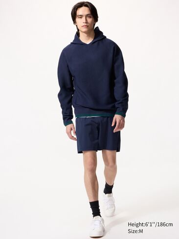 Uniqlo Washable 3D Knit Pullover Hoodie in Saudi Arabia