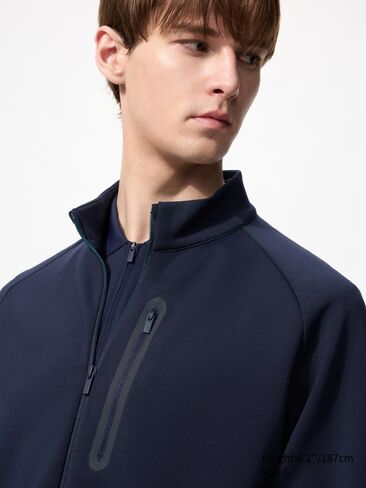 Uniqlo DRY Stretch Sweat Jacket in Saudi Arabia