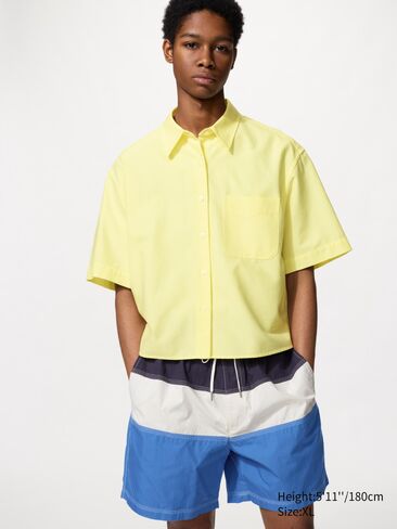 Uniqlo Oxford Boxy Shirt | Short Sleeve in Saudi Arabia