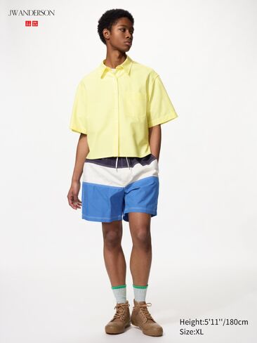 Uniqlo Oxford Boxy Shirt | Short Sleeve in Saudi Arabia