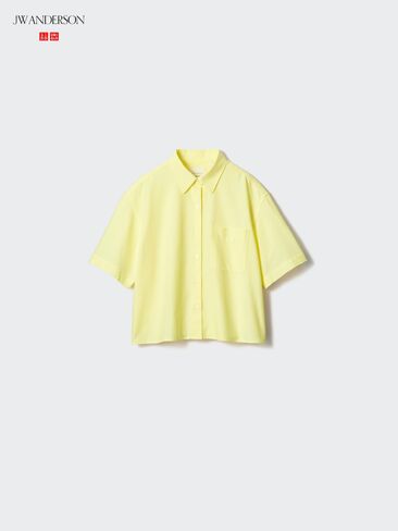 Uniqlo Oxford Boxy Shirt | Short Sleeve in Saudi Arabia