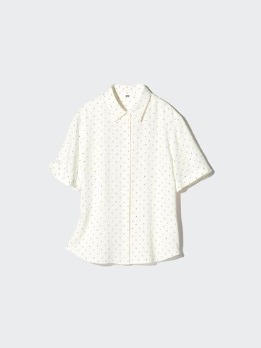 Uniqlo Rayon Short Sleeve Blouse | Dot in Saudi Arabia