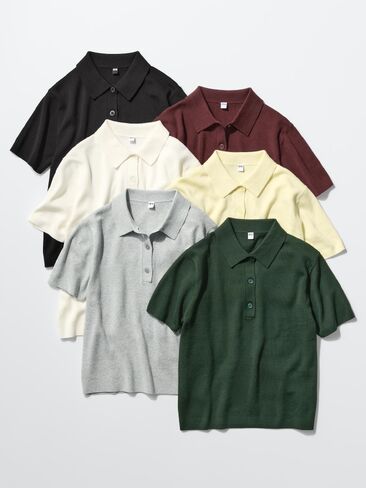 Uniqlo بولو سترة قصيرة الأكمام in Saudi Arabia