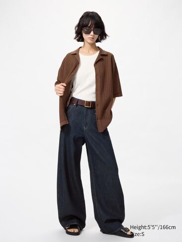 Uniqlo Washable Knitted Shirt | Short Sleeve in Saudi Arabia
