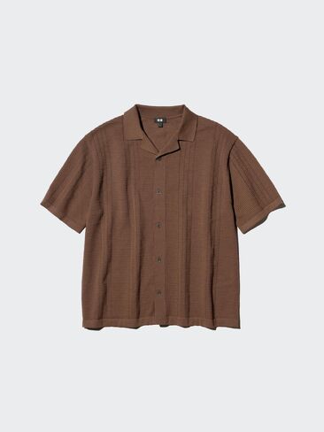 Uniqlo Washable Knitted Shirt | Short Sleeve in Saudi Arabia