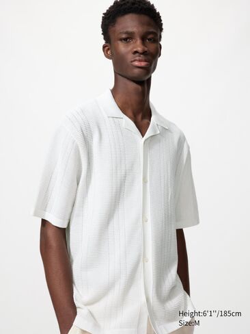 Uniqlo Washable Knitted Shirt | Short Sleeve in Saudi Arabia