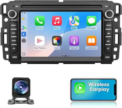 AWESAFE Android 13 راديو السيارة ستيريو لسيارة Chevy Silverado Tahoe GMC Sierra Yukon 2007-2013، شاشة لمس 7 بوصة Silverado 1500 راديو مع CarPlay Android Auto Bluetooth GPS Navigation كاميرا احتياطية in Kuwait