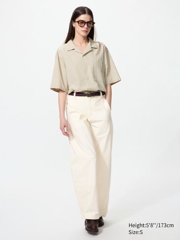 Uniqlo Open Collar Shirt | Short Sleeve in Saudi Arabia