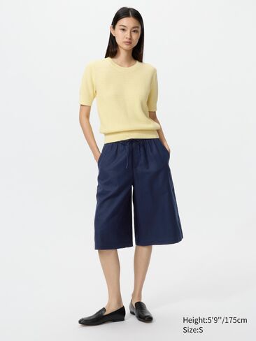 Uniqlo Cotton Short Sleeve Sweater in Saudi Arabia