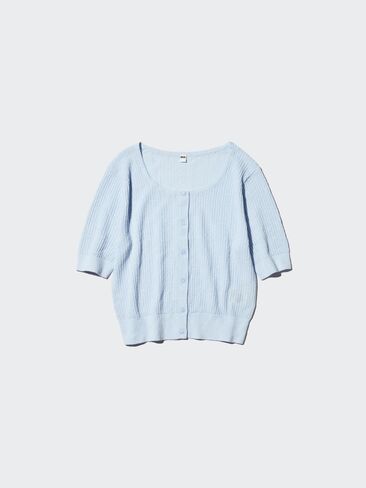 Uniqlo Sheer Lace Cardigan | Short Sleeve in Saudi Arabia