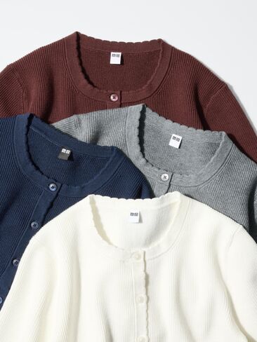 Uniqlo Scalloped Cardigan in Saudi Arabia