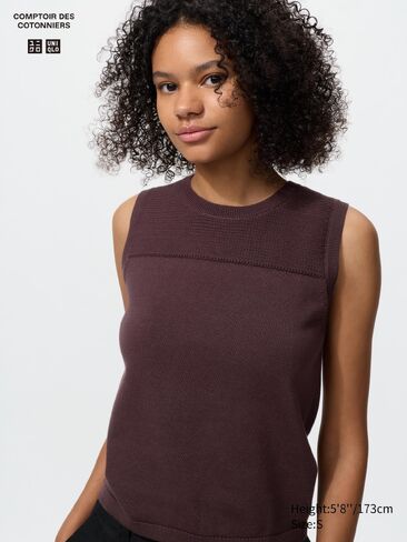 Uniqlo Cotton Sweater | Sleeveless in Saudi Arabia