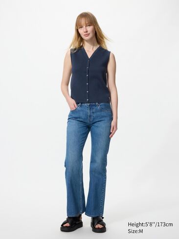 Uniqlo Scalloped V-Neck Sweater | Sleeveless in Saudi Arabia