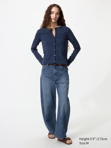 Uniqlo Pointelle Cardigan | Printed in Saudi Arabia