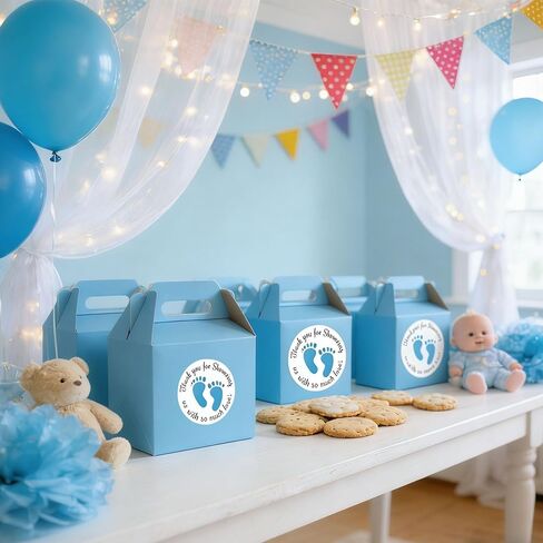 500pcs Thank You Baby Shower Stickers,1in Baby Shower Stickers (Girl) in Kuwait