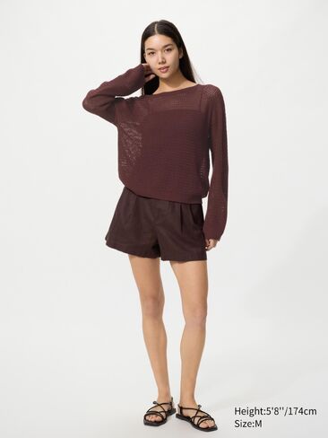 Uniqlo 3D Knit Mesh Sweater in Saudi Arabia