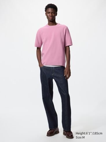 Uniqlo تي شيرت ميلانو مضلع قابل للغسل in Saudi Arabia