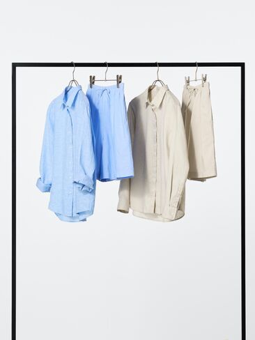 Uniqlo Linen Blend Easy Shorts in Saudi Arabia