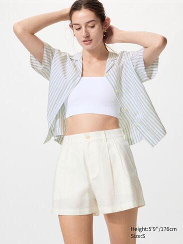 Uniqlo Linen Cotton Shorts in Saudi Arabia