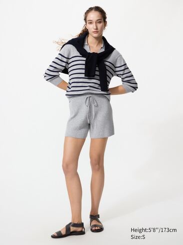 Uniqlo Washable Knit Ribbed Shorts in Saudi Arabia