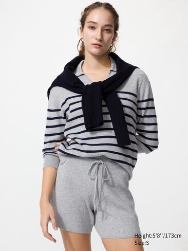 Uniqlo Washable Knit Ribbed Shorts in Saudi Arabia