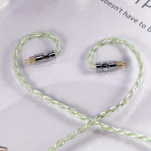 كابل ترقية Yongse YS12 HiFi | جديلة مختلطة 8 جدائل و7N OCC مطلية بالفضة لـ Tangzu 7 هرتز IEMs | 0.78 دبوسان (4.4 ملم متوازن، وردي) in Kuwait