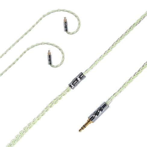 كابل ترقية Yongse YS12 HiFi | جديلة مختلطة 8 جدائل و7N OCC مطلية بالفضة لـ Tangzu 7 هرتز IEMs | 0.78 دبوسان (4.4 ملم متوازن، وردي) in Kuwait