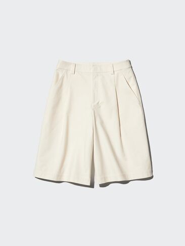Uniqlo Jersey Pleated Long Shorts in Saudi Arabia