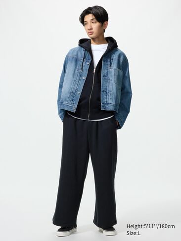 Uniqlo بنطال رياضي واسع in Saudi Arabia