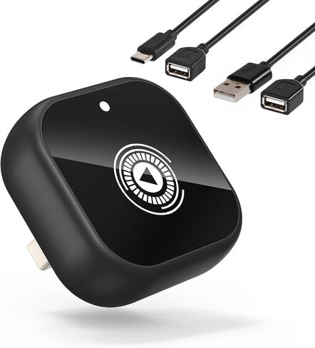 محول CarPlay اللاسلكي للسيارات مع توصيل وتشغيل Apple CarPlay سلكي مدمج، تصميم USB صغير، اتصال سريع ومستقر، لهاتف iPhone مع منفذ USB/USB-C (ترقية 2025) in Saudi Arabia