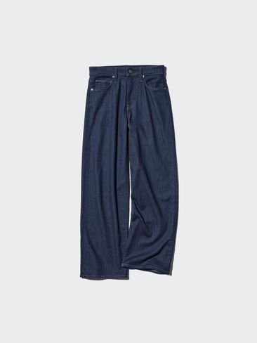 Uniqlo EZY Wide Straight Jeans in Kuwait
