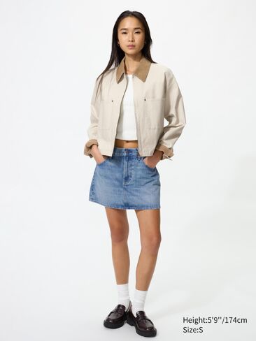Uniqlo Denim Mini Skirt in Saudi Arabia