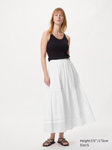 Uniqlo Tiered Maxi Skirt in Saudi Arabia