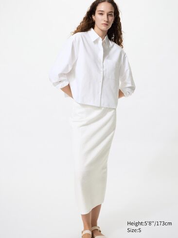 Uniqlo Shirring Narrow Skirt in Saudi Arabia