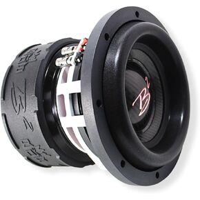 مضخم صوت B2 Audio Rampage مقاس 6.5 بوصة بقدرة 1000 وات RMS من ألياف الكربون وملف صوتي مزدوج 2 أوم in Kuwait