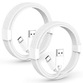 سلك شاحن سيارة سريع 3FT iPhone 17 16 15، [معتمد من MFi] كابل USB إلى USB C بقدرة 30 وات، سلك شحن USB من النوع C بطول 3 أقدام لهاتف iPhone 17 16 15 Pro Max Plus، iPad Pro، Galaxy S25، Moto G، LG، Pixel in Kuwait