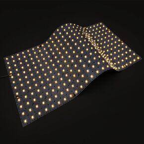 12"x24" LED Flexible Sheets 4000K, Cuttable Every 1'', High CRI 95, 24V DC Backlit Panels, 22W/pc, Dimmable, UL Listed, Uniform Lighting for Countertops, Displays, Projects (No Power Supply) in Saudi Arabia