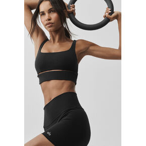 ألو حمالة صدر يوجا بفتحة - أسود in Kuwait