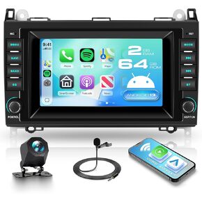 7-Inch Car Stereo for Mercedes-Benz Sprinter W906 (2006-2016), Android 13.0 Touchscreen Car Radio 2GB+64GB | CarPlay&Android Auto | Factory Steering Wheel Control in Saudi Arabia