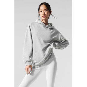 Alo Yoga Chill Hoodie - Athletic Heather Grey in Kuwait