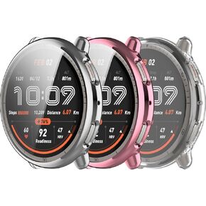 Cases Compatible with Amazfit Active 2 Screen Protector Flexible TPU HD Ultra-Thin Overall Bumper Protective Full Coverage All-Around Watch Cover in Saudi Arabia