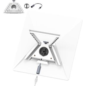 حامل 3 في 1 لجهاز Starlink Mini، مسند بديل مع محول خيط ثلاثي القوائم 1/4 بوصة يدعم زاوية سطح مستو 110 درجة، وأنابيب، وحامل ثلاثي القوائم ومشابك، للمركبات الترفيهية والشاحنات والتخييم في الهواء الطلق in Kuwait