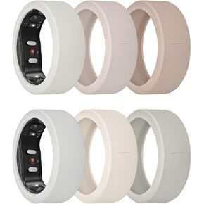 واقي حلقة متوافق مع حلقة سامسونج جالاكسي، غطاء حلقة مطاطي من السيليكون لإكسسوارات التمارين الرياضية للرجال والنساء in Kuwait