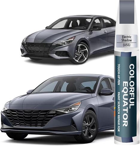طلاء لمسات السيارة (SAW Atlas White/Lunar White) متوافق مع Hyundai، قلم طلاء السيارة لإصلاح الخدوش، طلاء لمس اثنين في واحد، مزيل خدوش السيارة الفاخر للخدوش العميقة in Kuwait