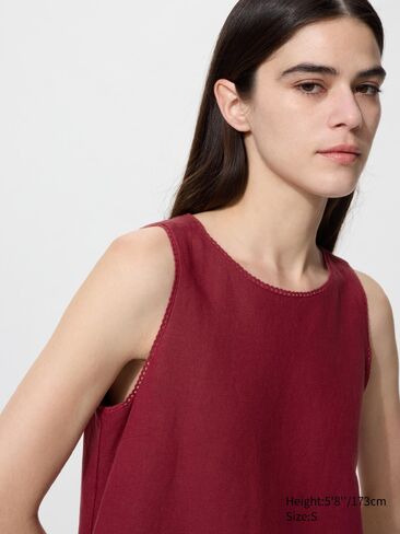 فستان قصير من مزيج الكتان من Uniqlo in Saudi Arabia