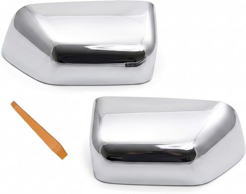 غطاء مرآة بديل مباشر متوافق مع 2017-2024 Ford F250 F350 F450 F550 Super Duty Towing Mirror Chrome in Kuwait