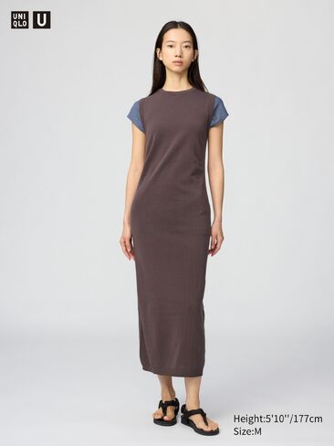 Uniqlo 3D Cotton Knit Dress in Saudi Arabia